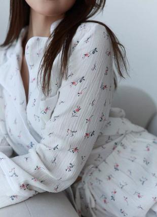 Домашний комплект пижама муслин2 фото