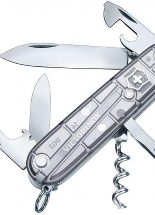 Нож victorinox spartan transparent silver blister (1.3603.t7b1)