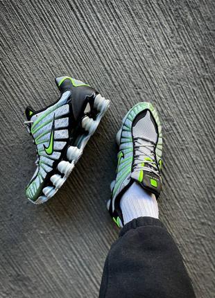 Nike  shox tl grey / salt, кросівки чоловічі найк, кроссовки мужские найк, кроссовки найк демисезонные6 фото