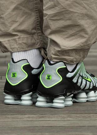 Nike  shox tl grey / salt, кросівки чоловічі найк, кроссовки мужские найк, кроссовки найк демисезонные9 фото