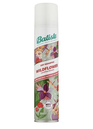 Сухий шампунь batiste wild flower для всіх типів волосся 200 мл