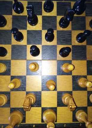 Шахматы винтажные большие деревянные турнирные старинные3 фото