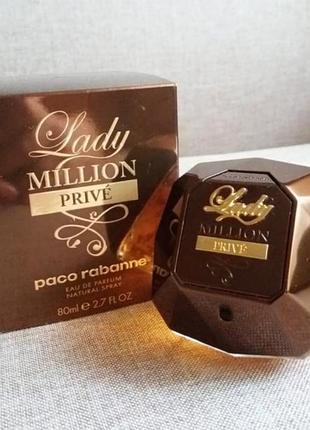 Paco rabanne lady million prive парфюмированная вода 80 ml женская парфюмерия пако94н леди миллион стийв2 фото