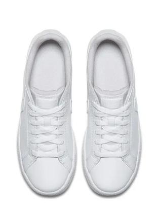 Женские белые кожаные ,повседневные, демисезонные кроссовки оригинал nike