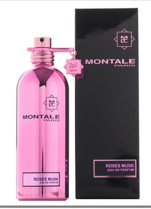 Духи montale roses musk 100 ml парфумована вода жіночі духи монталь роуз муск edp2 фото