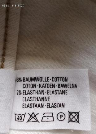 Стрейчевые белые капри/бриджи zerres jeans германия /размер  16/429 фото