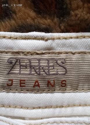 Стрейчевые белые капри/бриджи zerres jeans германия /размер  16/426 фото