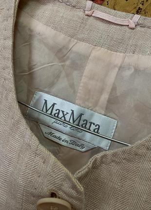 Max mara жакет пиджак накидка лен льняной2 фото