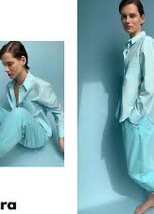 Сорочка zara з бавовни