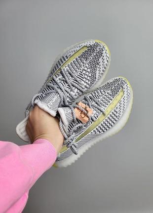 Летние женские серые кроссовки adidas yeezy boost 350 🆕 изи буст3 фото