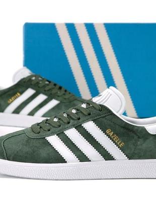 Мужские кроссовки adidas gazelle green 42-43-44-45