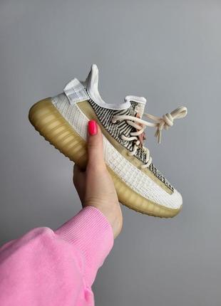 Летние женские бежевые кроссовки adidas yeezy boost 350 🆕 изи буст2 фото