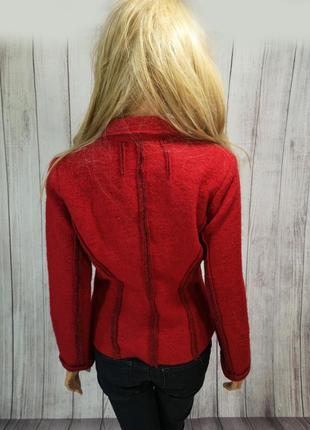Пиджак стильный, утепленный из шерсти, made in italy7 фото