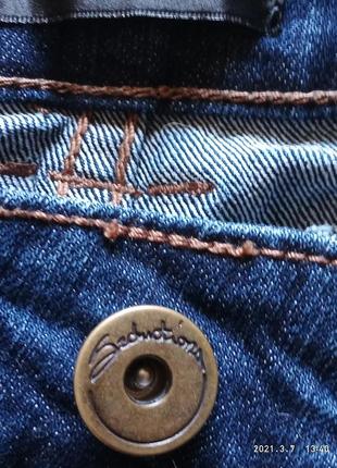 Отличные стрейчевые  джинсовые бриджи seductions/размер s/m6 фото