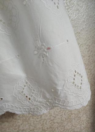 Стильная блузка блузка вышиванка прошва вышивка перфорация ажурная вышивка рюши ришелье бренд dorothy perkins,р.124 фото