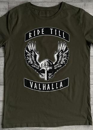Футболка descended from odin ride till valhalla t-shirt