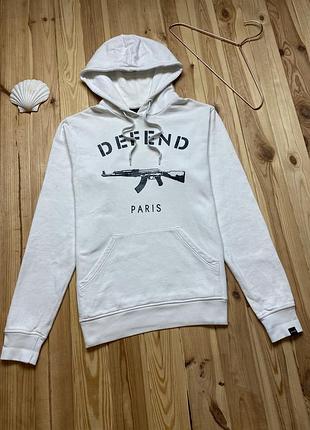 Худи defend paris ak 74 с большим логотипом