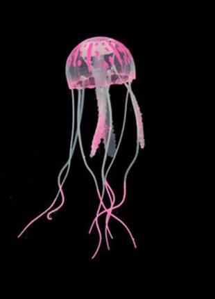 Медузи для акваріуму зелена медуза рожева медуза акксессуари для акваріуму акваріум гарний медуза1 фото