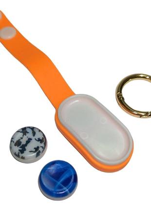 Розвиваюча іграшка-антистрес поппук fidget pop puck іграшка для магнітних дисків popsockets попсокет бузок оранж
