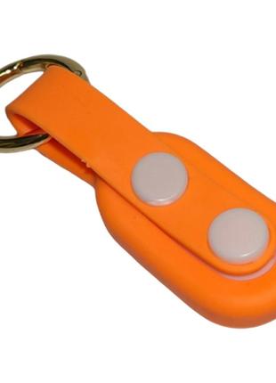 Розвиваюча іграшка-антистрес поппук fidget pop puck іграшка для магнітних дисків popsockets попсокет бузок оранж3 фото