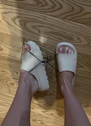Шльопки шльопанці на платформі zara оригінал