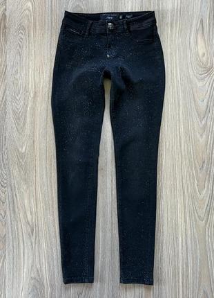 Жіночі оригінальні стрейчеві джинси з блискітками philipp plein jeggins2 фото