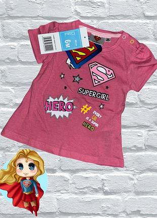 Футболка для девочки supergirl