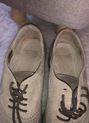 Hego’s liverpool italy замшевые кожаные броги натуральные лофферы ботинки замша кожа3 фото