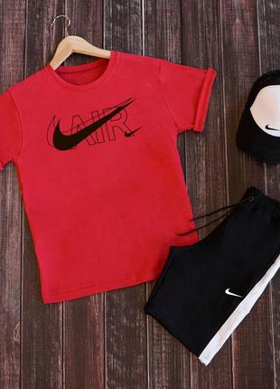 Шорты + футболка! базовый, спортивный костюм, летний комплект nike