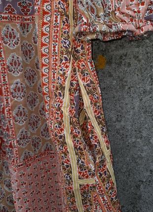 Платье туника бохо стиль с подкладом mango10 фото