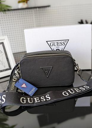 Сумочка guess black mat🖤