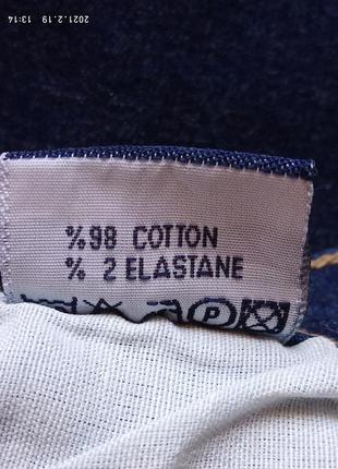 (498) чудові стрейчеві бриджі dark blue jeans унісекс/розмір w 298 фото