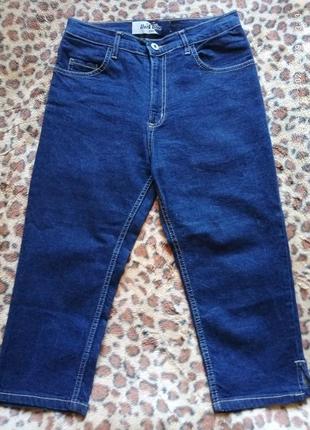 (498) чудові стрейчеві бриджі dark blue jeans унісекс/розмір w 293 фото