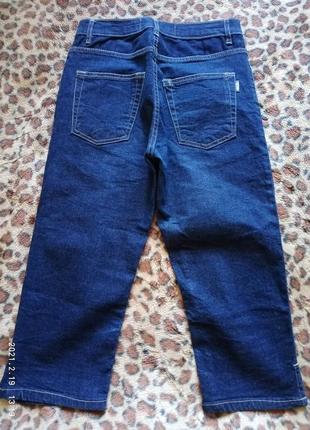 (498) чудові стрейчеві бриджі dark blue jeans унісекс/розмір w 294 фото