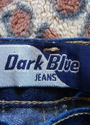 (498) чудові стрейчеві бриджі dark blue jeans унісекс/розмір w 296 фото