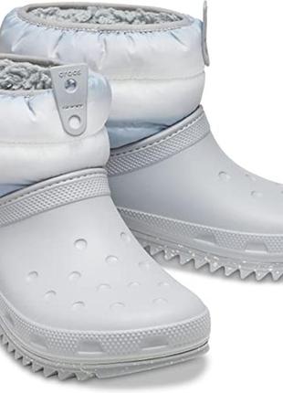 Зимові crocs classic neo puff shorty, w6, w7, w101 фото