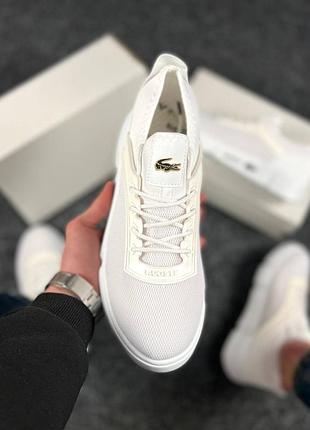 Кроссовки lacoste white (40-44)5 фото