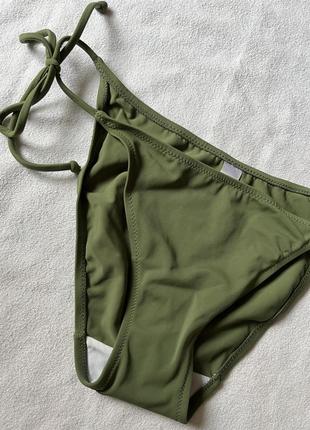 Плавки на завязках бикини george хаки оливковые новые1 фото
