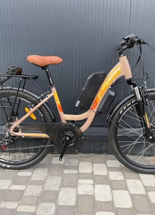 Електровелосипед 26" cubic-bike elite 450w передній привод 10,4 ah 48v panasonic1 фото