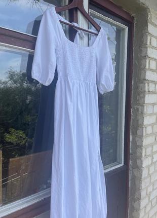 Новое белое платье 16-18 размер1 фото