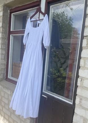 Новое белое платье 16-18 размер2 фото