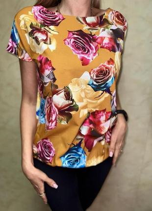 Блуза женская с коротким рукавом 44-46,48-50,52-54
