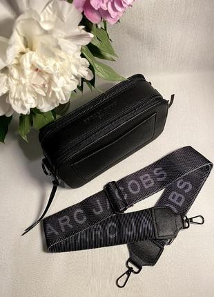 Женская сумка из экокожи турченка черная в стиле mark jacobs в стиле марк, ябс джейкобс, черно белая8 фото
