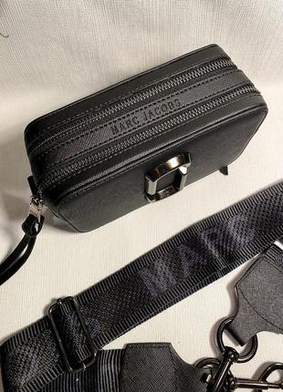 Женская сумка мини клатч турция, сумка из экокожи туречна черная в стиле mark jacobs в стиле марк какобс джейкобс черно белая7 фото