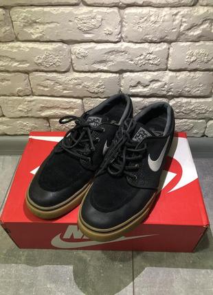 Чоловічі кросівки nike sb zoom stefan janoski premium se black1 фото