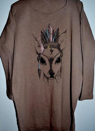 Крута пайта/туніка/футболка з рукавом 3/4 , бренду milk ( copenhagen ).