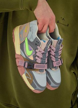 Чоловічі кросівки nike air trainer 1 utility light smoke grey honeydew