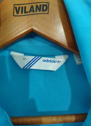 Синяя мастерка / спортивная кофта adidas6 фото