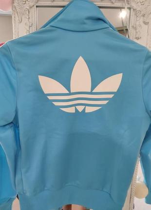 Синяя мастерка / спортивная кофта adidas7 фото