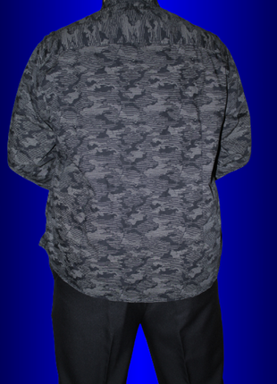 C&a angelo litrico чоловіча сорочка батал великого розміру 3xl 60 62 тактична захисного кольору сіра2 фото
